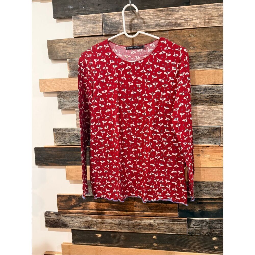 Gudrun Sjödén long-sleeve top boho lagenlook size Medium